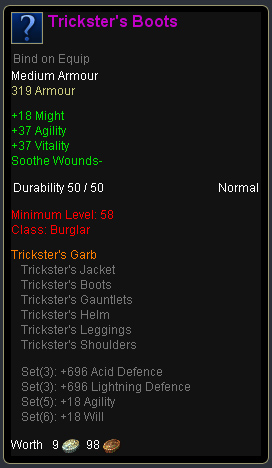 Burglar trickster - Tricksters boots