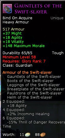 Guardian swift slayer - Gauntlets of the swift slayer