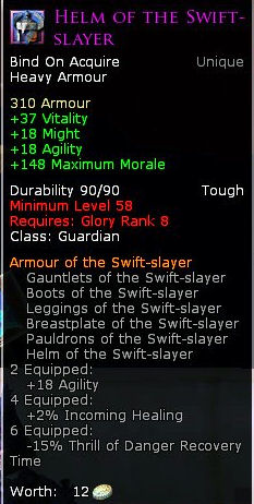 Guardian swift slayer - Helm of the swift slayer