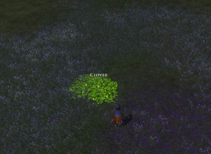 Screenshot of LotRO Spring Festival clover