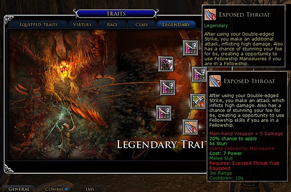 Burglar legendary traits - Legendary exposed throat