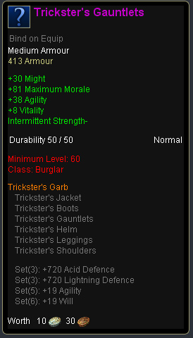 Burglar trickster - Tricksters gauntlets