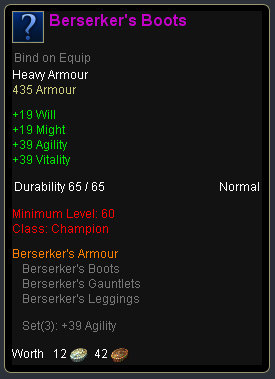 Champion berserker - Berserkers boots