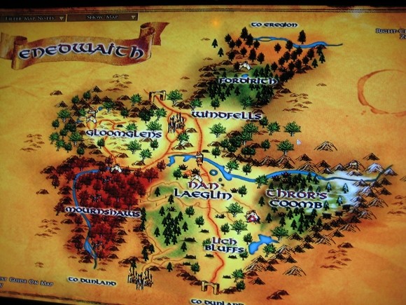 Enedwaith - Lotro vol3 book2 map