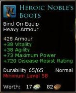 Guardian heroic nobles - Heroic nobles boots