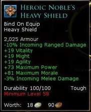 Guardian heroic nobles - Heroic nobles heavy shield