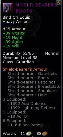 Guardian shield bearers - Shield bearers boots