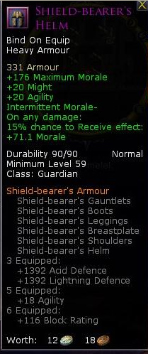 Guardian shield bearers - Shield bearers helm