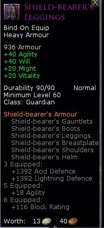 Guardian shield bearers - Shield bearers leggings