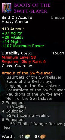 Guardian swift slayer - Boots of the swift slayer