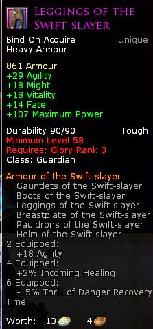 Guardian swift slayer - Leggings of the swift slayer