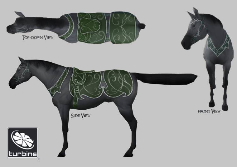Horse design winner - Gundryn lotro horse irongray