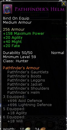Hunter pathfinders set - Pathfinders helm