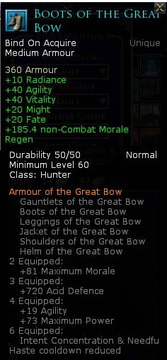 Hunter the great bow medium armour - Boots of the great bow