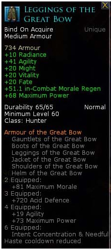 Hunter the great bow medium armour - Leggings of the great bow