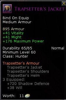 Hunter trapsetters medium armour - Trapsetters jacket