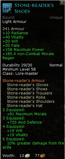 Lore master stone reader - Stone readers shoes