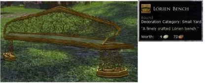 Lorien items - Lorien bench