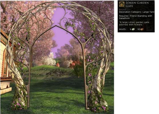 Lorien items - Lorien garden gate