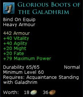 Lothlorien heavy armour - Glorious boots of the galadhrim