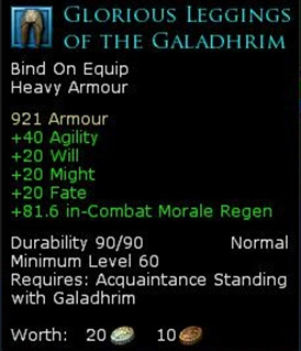 Lothlorien heavy armour - Glorious leggings of the galadhrim