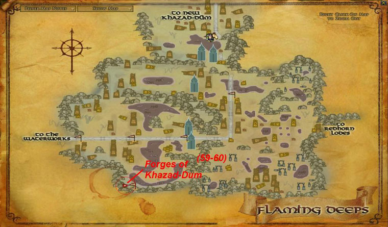 Mines of moria maps - Flaming deeps