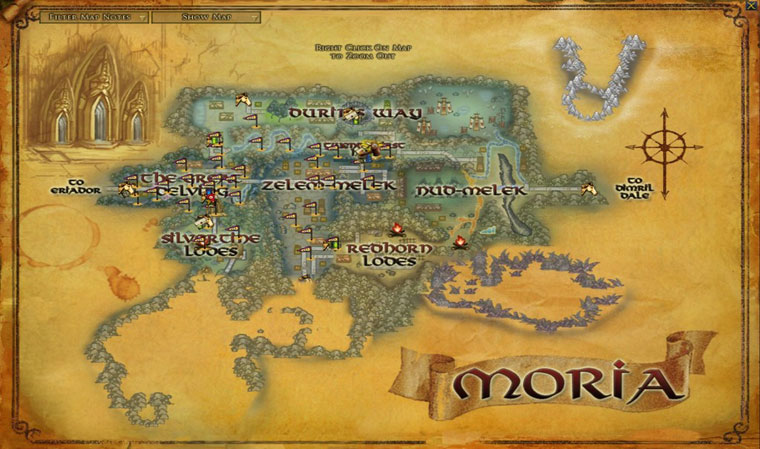Mines of moria maps - Moria