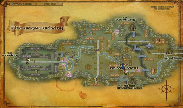Mines of moria maps - The great delving