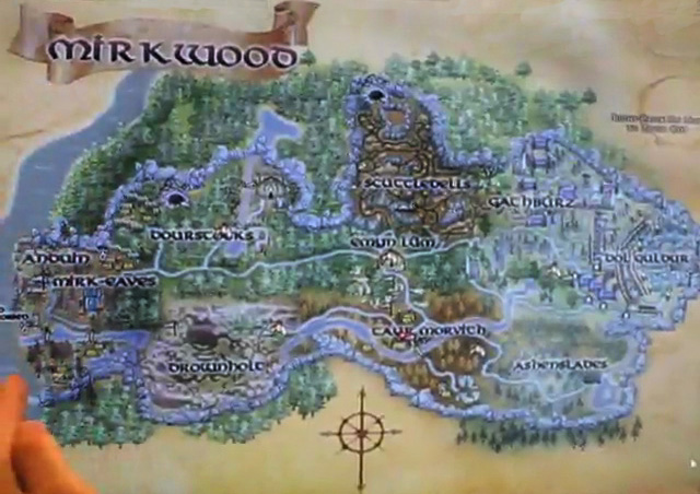 Mirkwood map - Mirkwood map