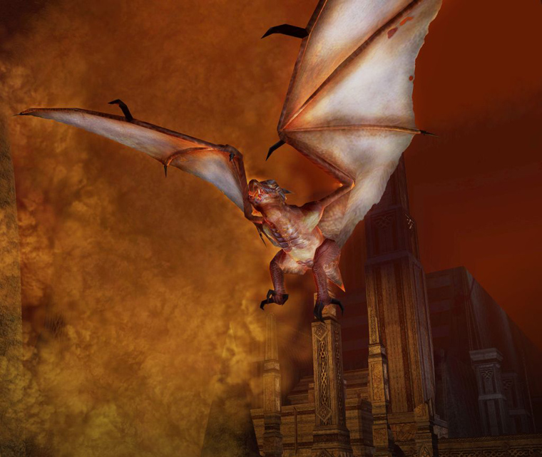 Moria screenshots - Flamedeeps dragon