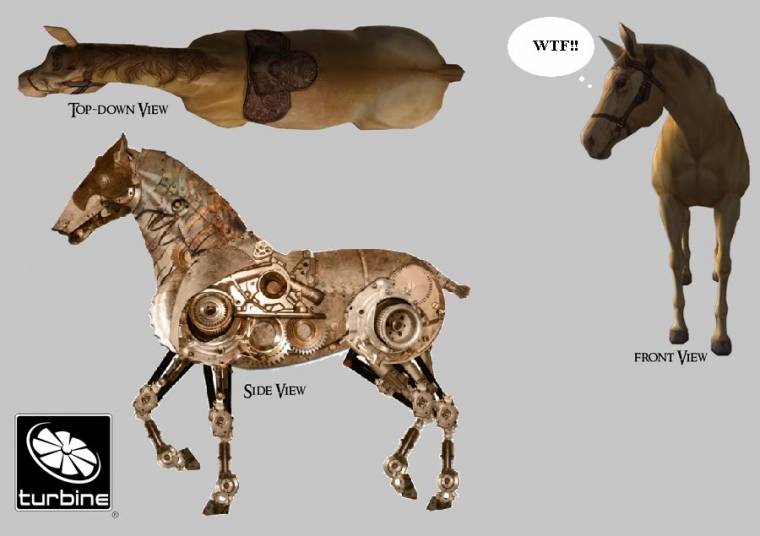 Rejected horses - Rejected horse design 1