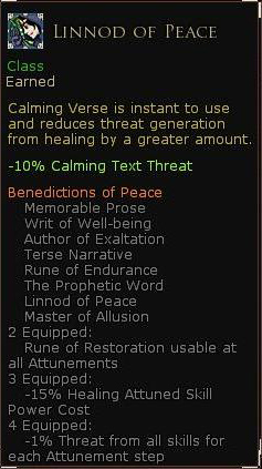 Rune keeper benediction of peace - Linnod of peace