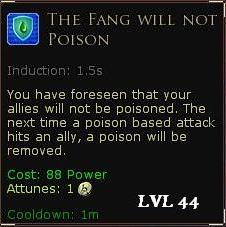 Rune keeper buffs - Fang will not poison