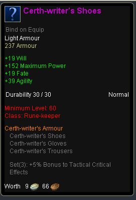 Rune keeper certh writer - Certh writers shoes