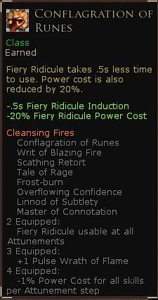 Rune keeper cleansing fires - Conflagration of runes