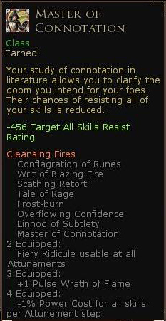 Rune keeper cleansing fires - Master of connotation