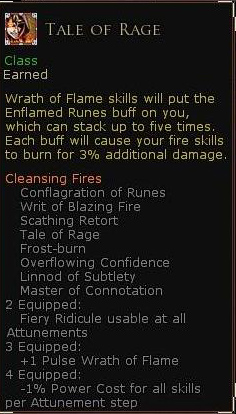 Rune keeper cleansing fires - Tale of rage