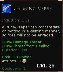 Rune keeper everything else - Calming verse