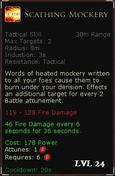 Rune keeper fire damage skills - Scathing mockery