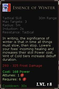 Rune keeper frost damage skills - Essence of winter