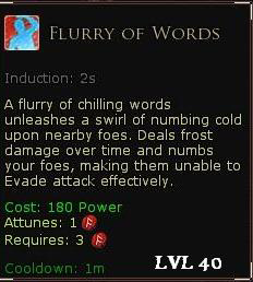 Rune keeper frost damage skills - Flurry of words