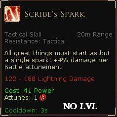 Rune keeper lighting damage skills - Scribes spark