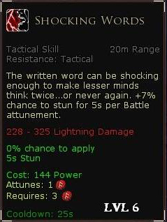 Rune keeper lighting damage skills - Shocking words