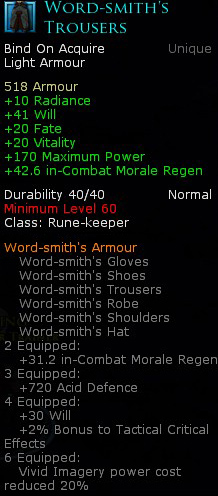 Rune keeper word smiths - Word smiths trousers