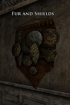 Som housing trophies - Fur and shields