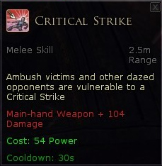 Warden javel skills - Critical strike