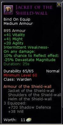 Warden line warden set - Jacket of the shield wall