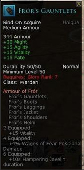 Warden pvmp fror set - Frors gauntlets