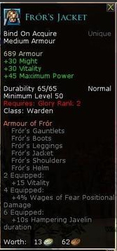 Warden pvmp fror set - Frors jacket