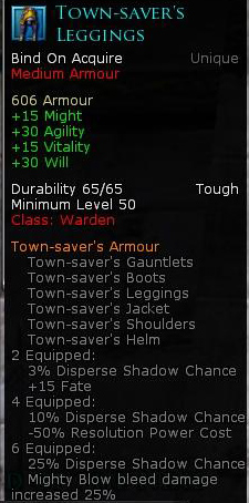 Warden rift set - Town savers leggings